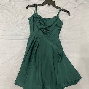 City Studio Emerald Green Mini Dress